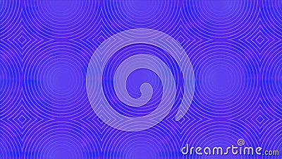 Hypnotic pattern background with vibrating circles. Motion. Psychedelic circles in pattern on colored background Stock Photo