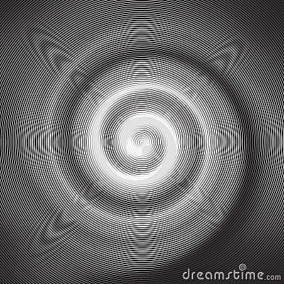 Hypnotic Spiral Vector Abstract Background Vector Illustration