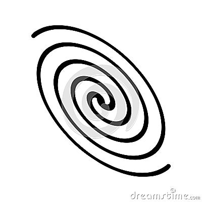 hypnotist circle icon Vector Illustration