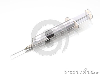 Hypodermic syringe Stock Photo