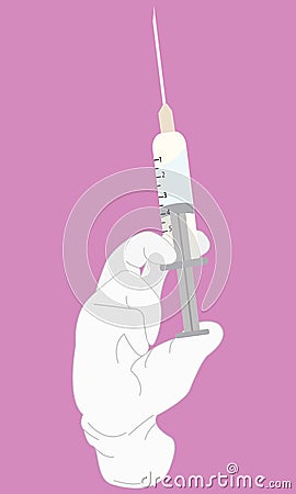 Hypodermic Syringe Stock Photo