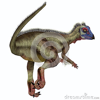 Hypsilophodon Dinosaur Tail Stock Photo