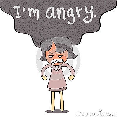 I Am Angry Stock Vector - Image: 41405239