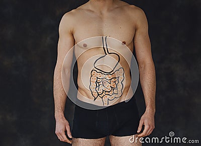 I Have Healthy Intestines Stock Photo