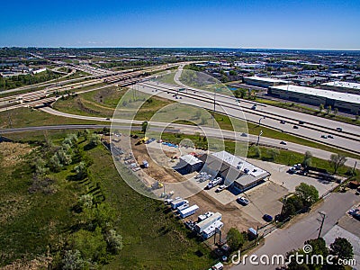 I25 and Highway 36 Stock Photo