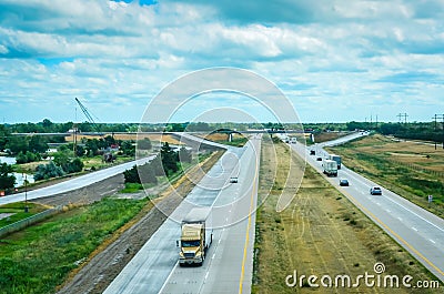 I-80 Highway Stock Photo