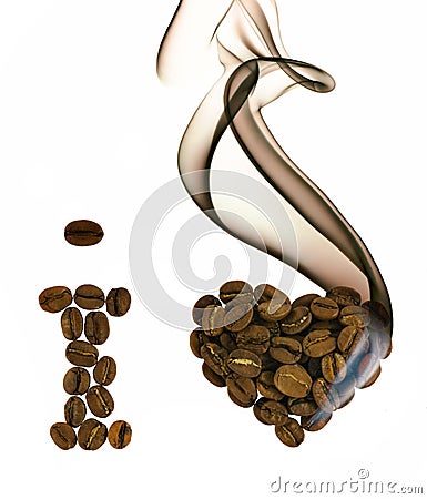 I love coffee Stock Photo