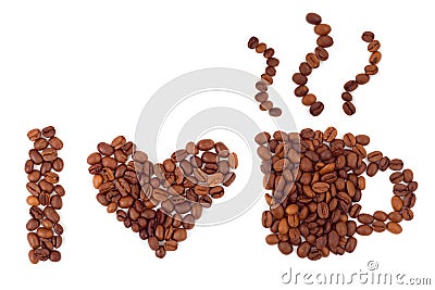 I love coffee Stock Photo