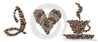 I love coffee Stock Photo