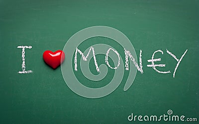 I love money Stock Photo