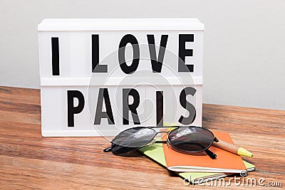 I love Paris Stock Photo