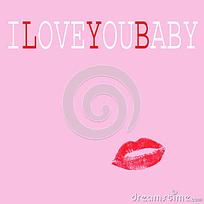 I love you baby Stock Photo