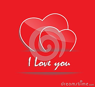 I love you concept Vector Illustration