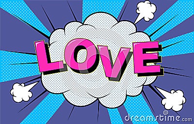 I love you. Vector Illustration