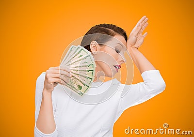 I'm rich spoiled drama queen Stock Photo