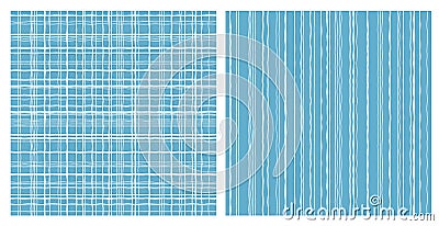 A lattice and stripe pattern, Vector Illustration