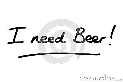 I need Beer Stock Photo