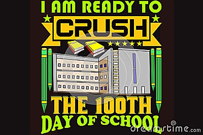 I am ready to crush the 100th day of school Stock Photo