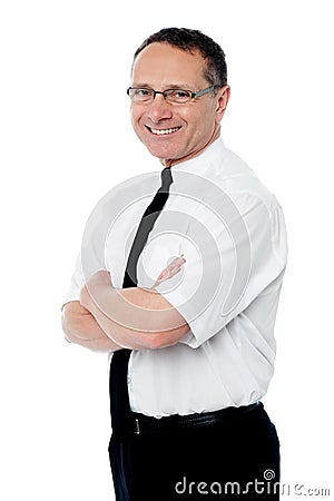 I am the senior manager here. Stock Photo