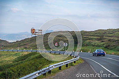 I stand out in the north of Spain Editorial Stock Photo