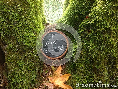 I am success affirmation Stock Photo