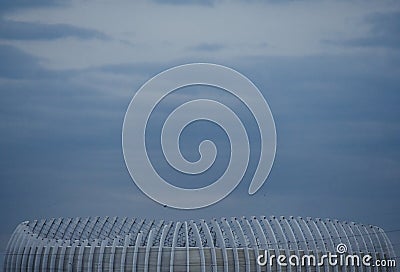 Panoramic picture of the Arena Centar shopping centre in Zagreb. Editorial Stock Photo