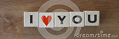 I â™¥ YOU Stock Photo