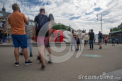 I amsterdam letters Editorial Stock Photo