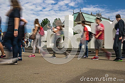 Iamsterdam letters Editorial Stock Photo