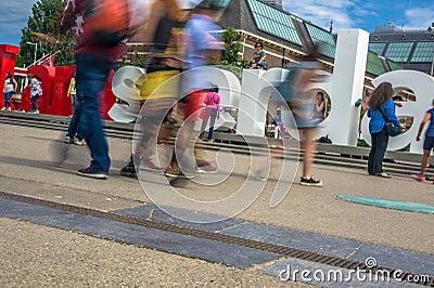 Iamsterdam letters Editorial Stock Photo