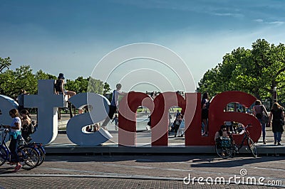 Iamsterdam letters Editorial Stock Photo