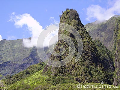 The Iao Needle Stock Photo