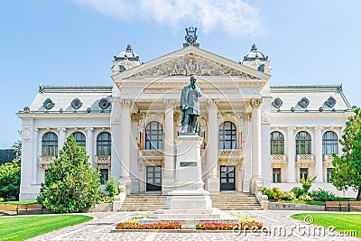 Iasi National Theatre in Iasi, Romania. The oldest national theatre and one of the most prestigious theatrical institutions in Stock Photo
