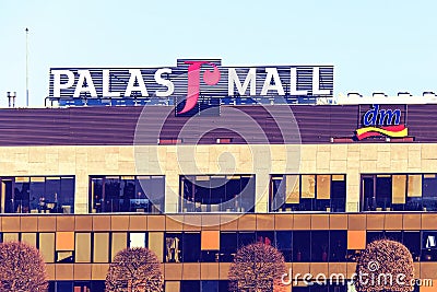 Shopping and business center palas mall Editorial Stock Photo