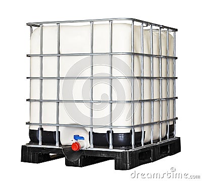 IBC Plastic Container Stock Photo