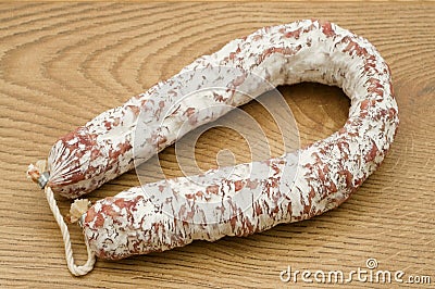 Iberian chorizo Stock Photo