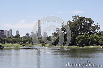 Ibirapuera Park, Sao Paulo Editorial Stock Photo