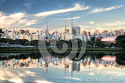 Ibirapuera Park - Sao Paulo - Brazil - South America Editorial Stock Photo