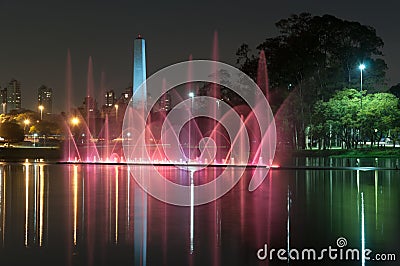 Ibirapuera park, sao paulo , Brazil Editorial Stock Photo