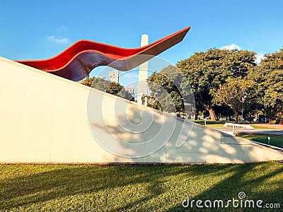 Ibirapuera Park Theater Editorial Stock Photo