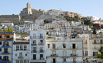 Ibiza from balearic islands in Spain Stock Photo