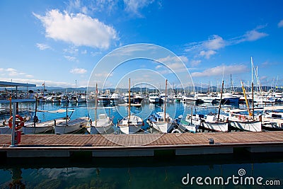 Ibiza San Antonio Abad Sant Antonio de Portmany marina Stock Photo