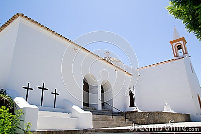 Ibiza Sant Joan Labritja San Juan church Stock Photo