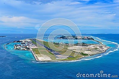 Ibrahim Nasir International Airport Editorial Stock Photo