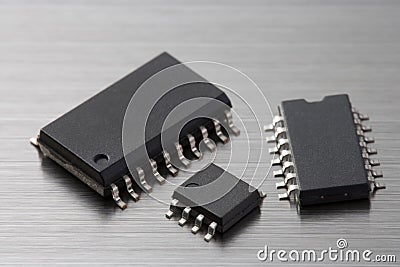 IC CHIP Stock Photo