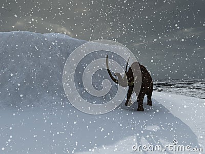 Ice age mammoth Stock Photo