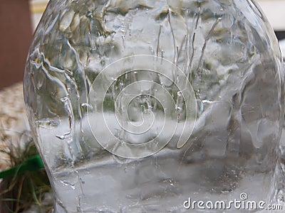 Ice ice baby ice art by nature nice Stock Photo