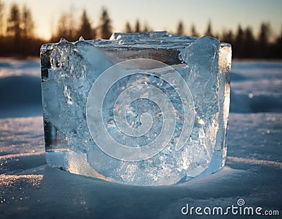 ice captivity Stock Photo