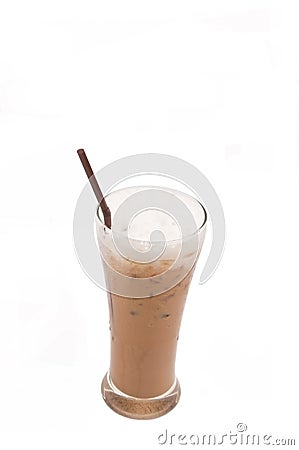 Ice capuccino coffee Stock Photo