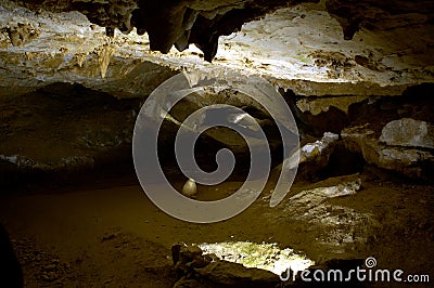 Ice cave Stock Photo